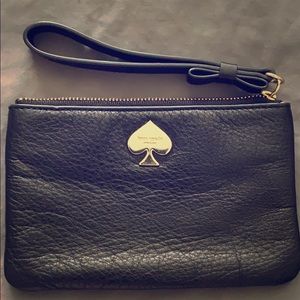 Kate Spade Pebble Leather Wristlet